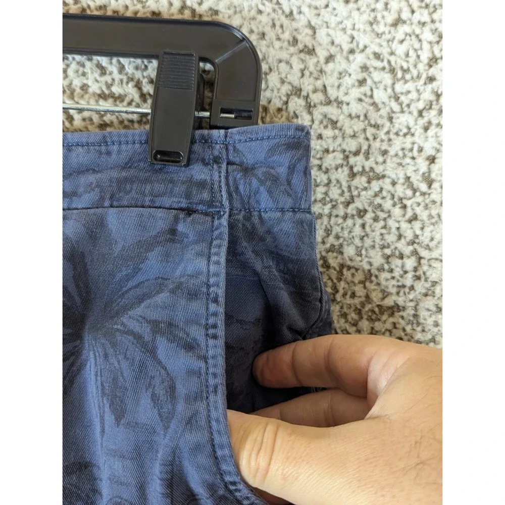 Lucky Brand Tropical Theme Chino Shorts Mens‎ 32 Blue Casual Golf Hike Outdoors